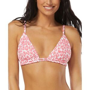 Pink Animal-Print Triangle Bikini Top - Women Swim- Sundazed Layla Leopard print